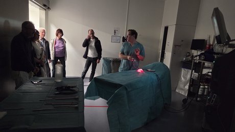 Hands-on endoskopische Bandscheiben-OP