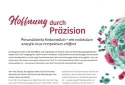 Personalisierte Krebsmedizin, Patientenmagazin MiTTENDRIN