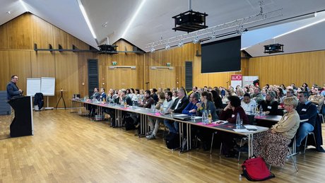 Plenum in der Filderhalle 