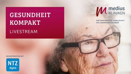 Ältere traurige Dame als Symbol für Patienteninformationsabend der medius KLINIKEN