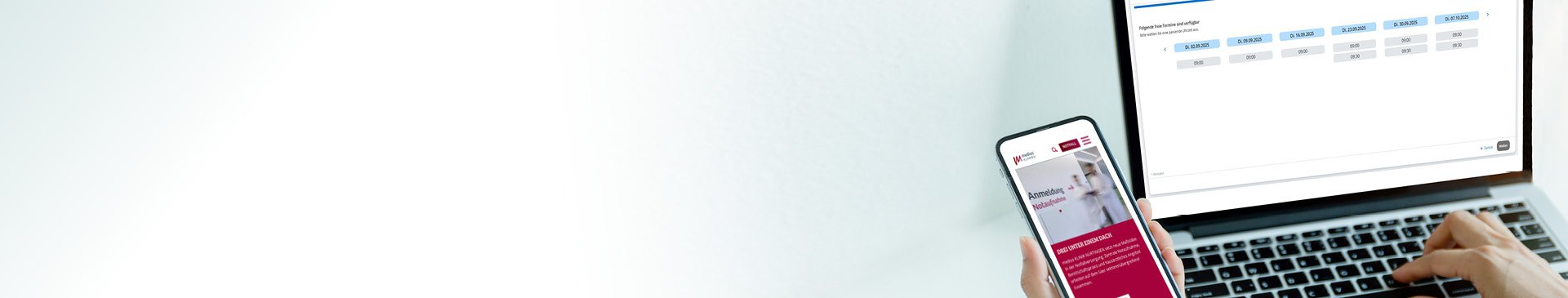 medius Patientenportal - über Desktop und mobil erreichbar.