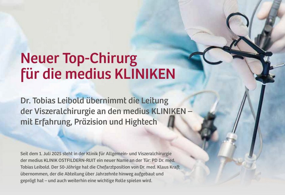 Mittendrin 2025 Top Chirurg CA PD Dr. Tobias Leibold
