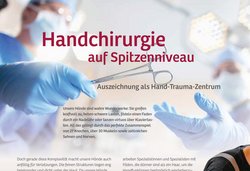 Handchirurgie auf Spitzenniveau - Mittendrin