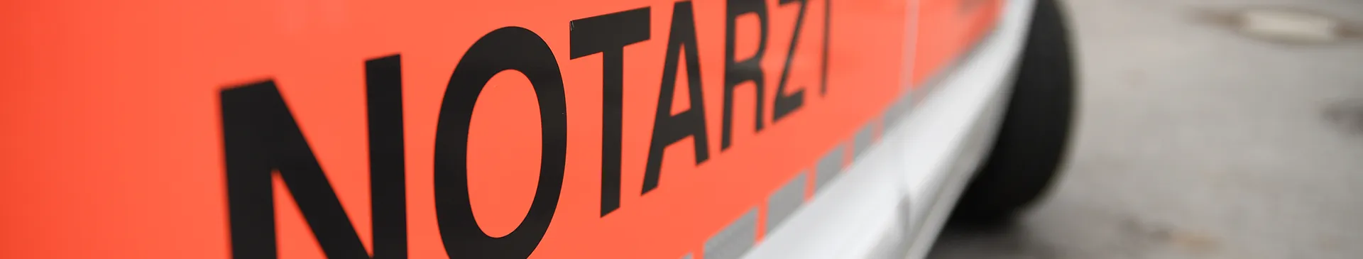 Notarzt Auto im Einsatz