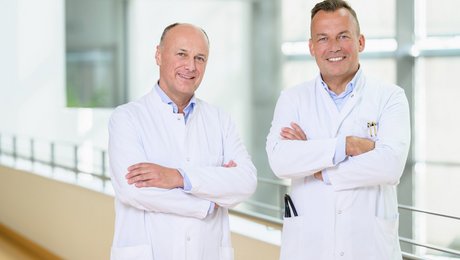 Prof. Jürgen Schreieck und Prof. Christian Herdeg 