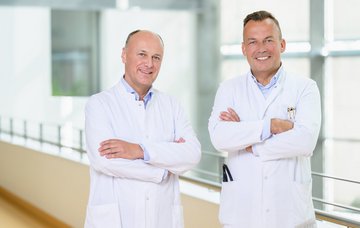 Prof. Jürgen Schreieck und Prof. Christian Herdeg 