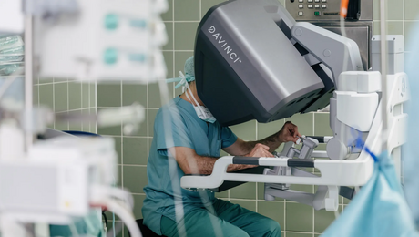 Hightech-Chirurgie auf dem Säer daVinci