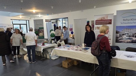 Informationsstände im Foyer